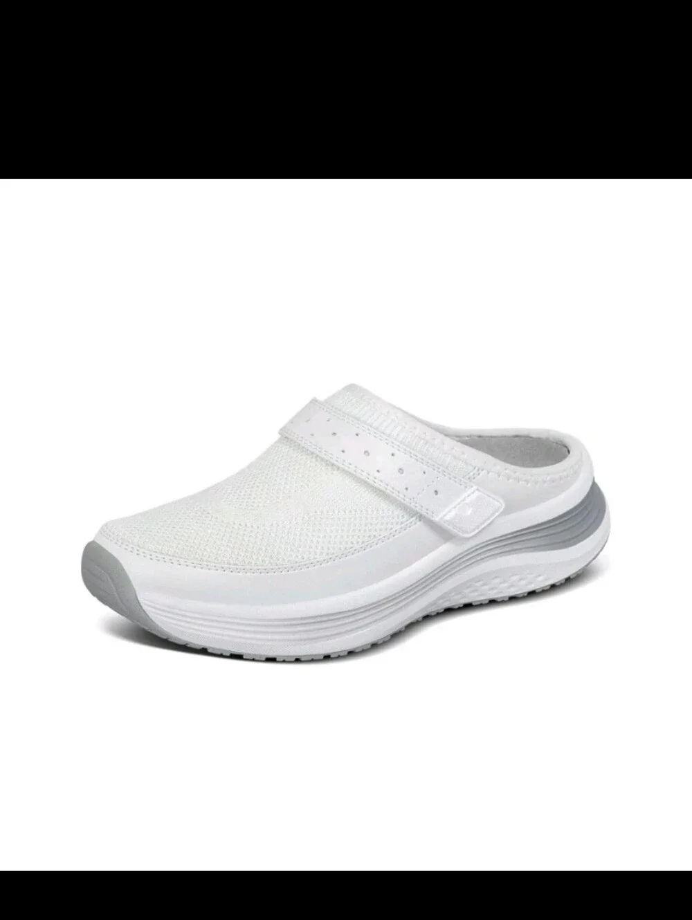 Orthofeet Iris Women's Orthopedic Clog White Slip On Comfort Shoes